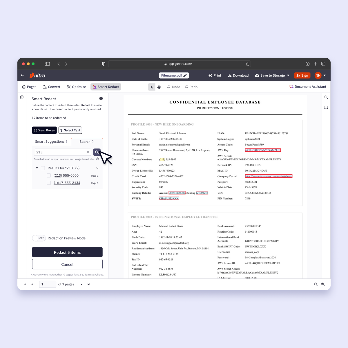 Screenshots-Workspace-smart redact